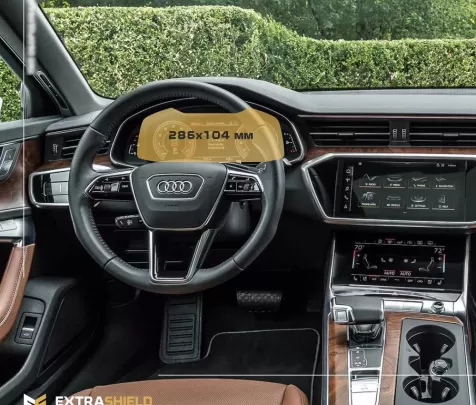 Audi A6 (x8) 2018 - Present Digital Speedometer Audi Virtual Cockpit 12,3" ExtraShield Screeen Protector - 1