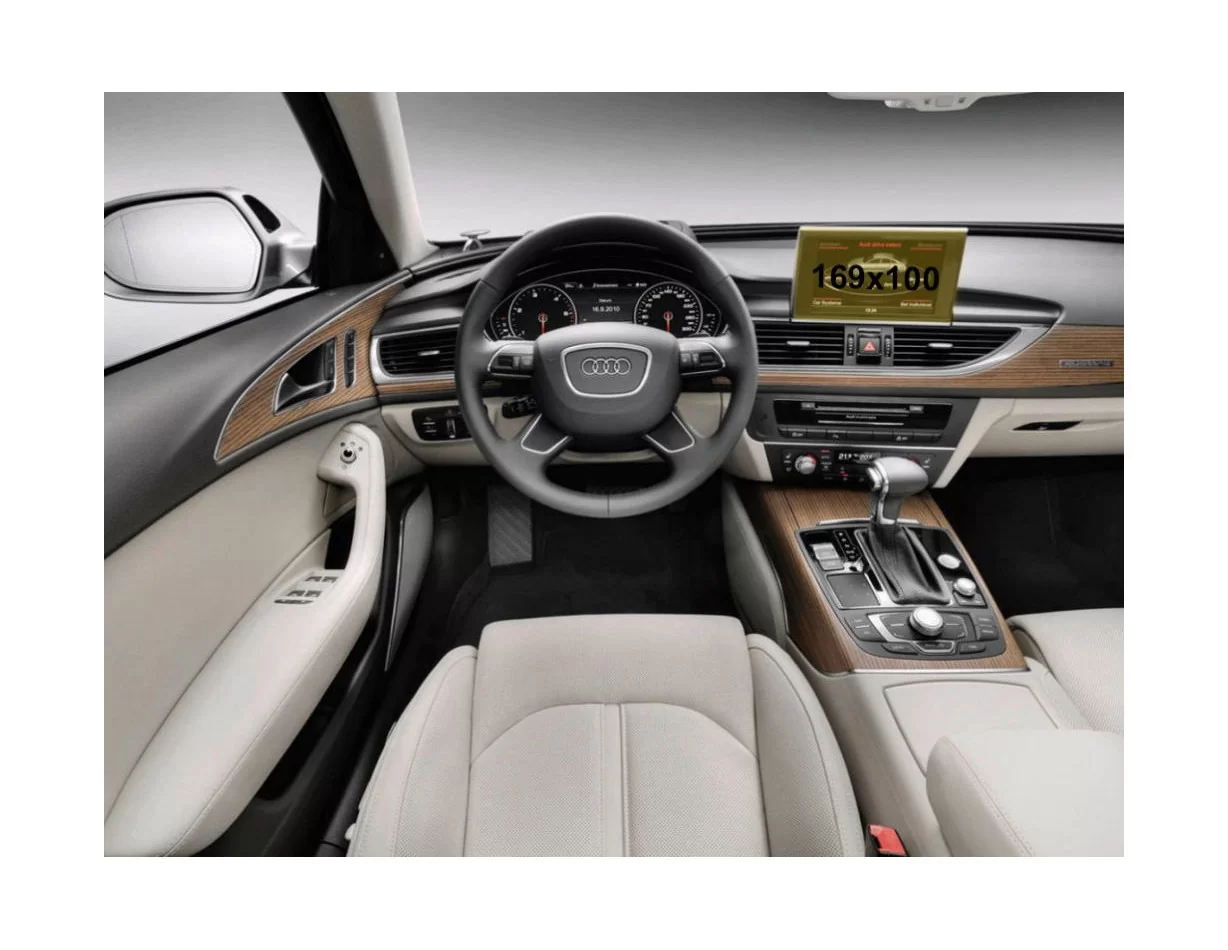 Audi A7 I (4G) 2014 - 2018 Multimedia MMI 8" ExtraShield Screeen Protector - 1