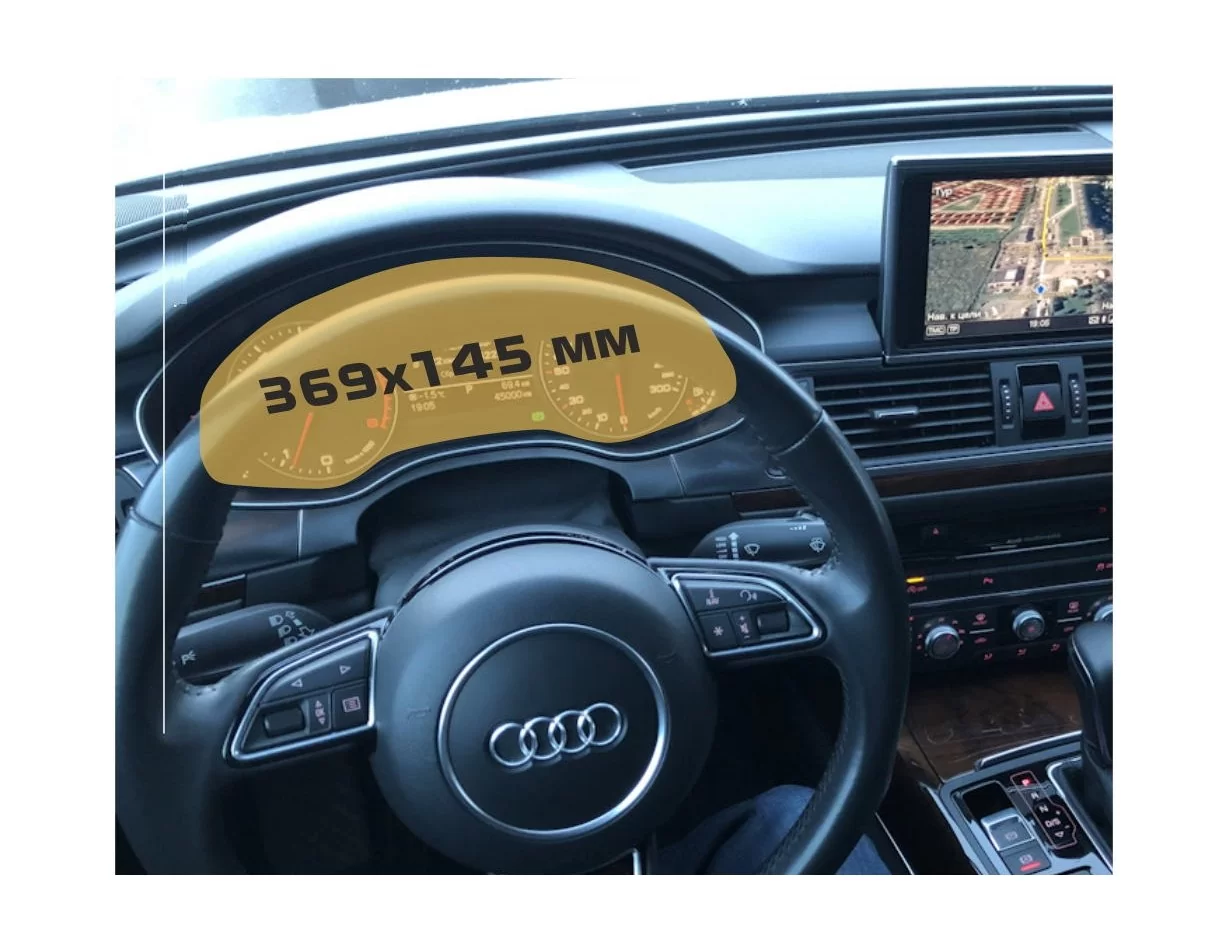 Audi A7 II (4K) 2017 - Present Digital Speedometer ExtraShield Screeen Protector - 1 - Interior Dash Trim Kit