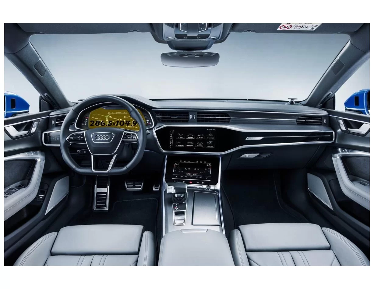 Audi A7 II (4K) 2017 - Present Digital Speedometer Audi Virtual Cockpit 12,3" ExtraShield Screeen Protector - 1