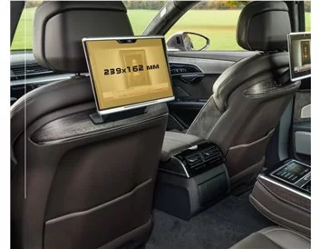 Audi A8 (D5) 2017 - Present Passenger monitors (2pcs,) 12,5" ExtraShield Screeen Protector - 1