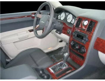 Chrysler 300 2005-2007 Volledige set, zonder NAVI-systeem Interieur BD Dash Trim Kit - 1