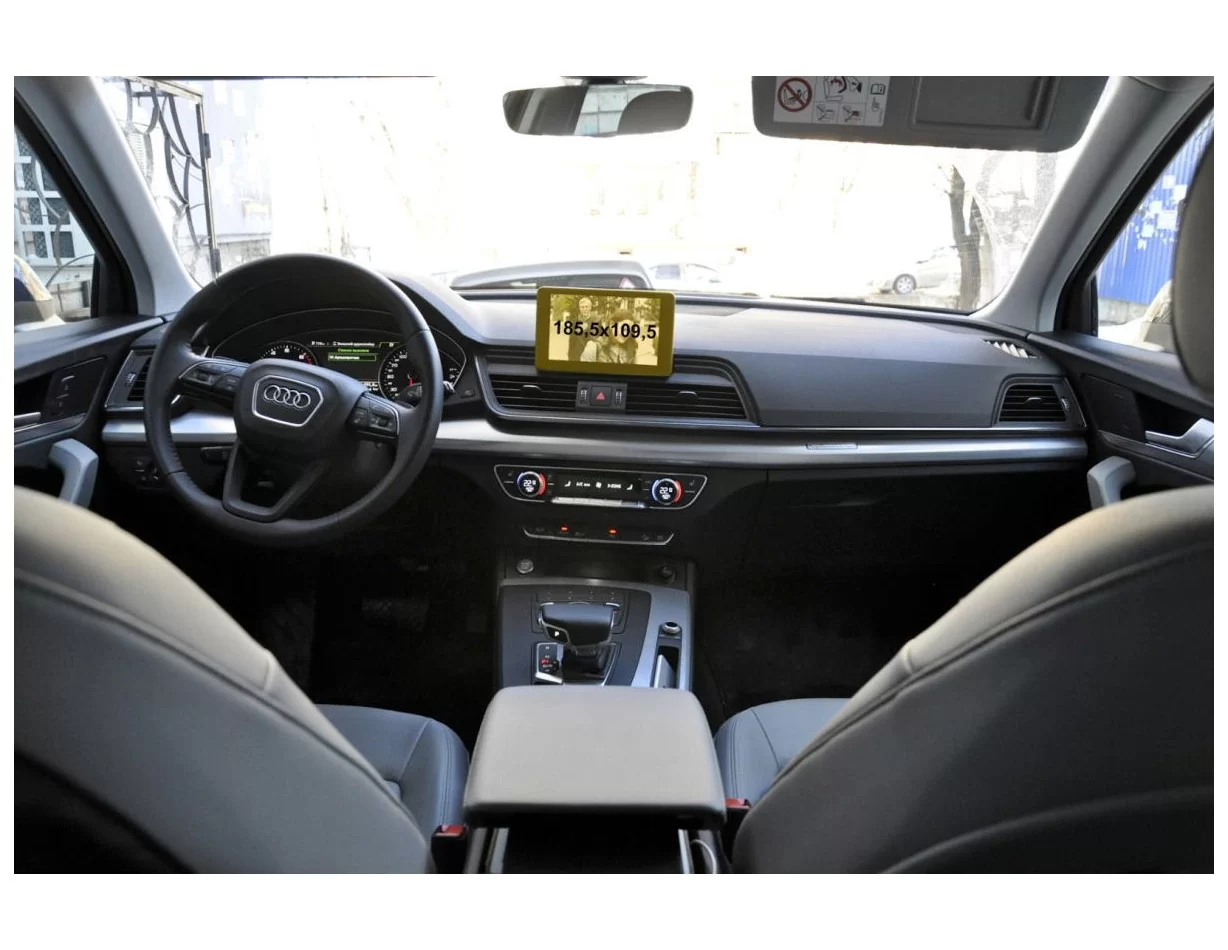 Audi Q5 II (FY) Pre-facelift 2016 - 2019 Multimedia MMI 7" ExtraShield Screeen Protector - 1 - Interior Dash Trim Kit