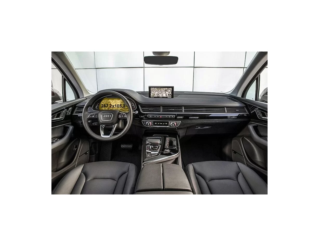 Audi Q7 II (4M) Pre-facelift 2016 - 2019 Digital Speedometer Audi Virtual Cockpit 12" ExtraShield Screeen Protector - 1 - Interi