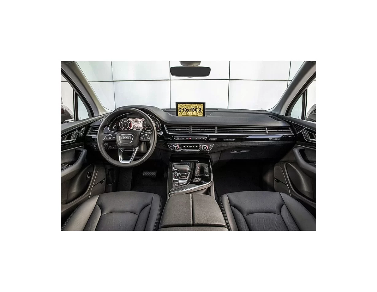 Audi Q7 II (4M) Pre-facelift 2016 - 2019 Multimedia 7" ExtraShield Screeen Protector - 1