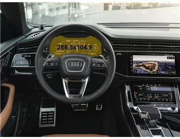 Audi Q8 (4MN) 2018 - Present Digital Speedometer Audi Virtual Cockpit 12,3" ExtraShield Screeen Protector - 1