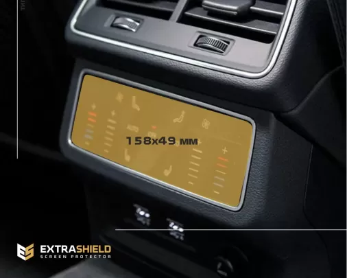 Audi Q8 (4MN) 2018 - Present Rear climate control ExtraShield Screeen Protector - 1 Audi Q8 (4MN) 2018 - Present Rear climate control ExtraShield Screeen Protector - 1