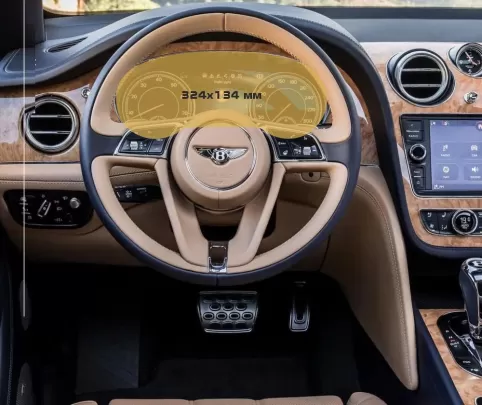 Bentley Bentayga 2016 - 2020 Digital Speedometer ExtraShield Screeen Protector - 1 - Interior Dash Trim Kit