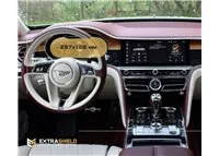 Bentley Flying Spur 2019 - Present Digital Speedometer ExtraShield Screeen Protector - 1 - Interior Dash Trim Kit