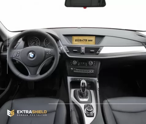 BMW X1 (E84) 2009 - 2012 Multimedia 8,8" ExtraShield Screeen Protector - 1 - Interior Dash Trim Kit