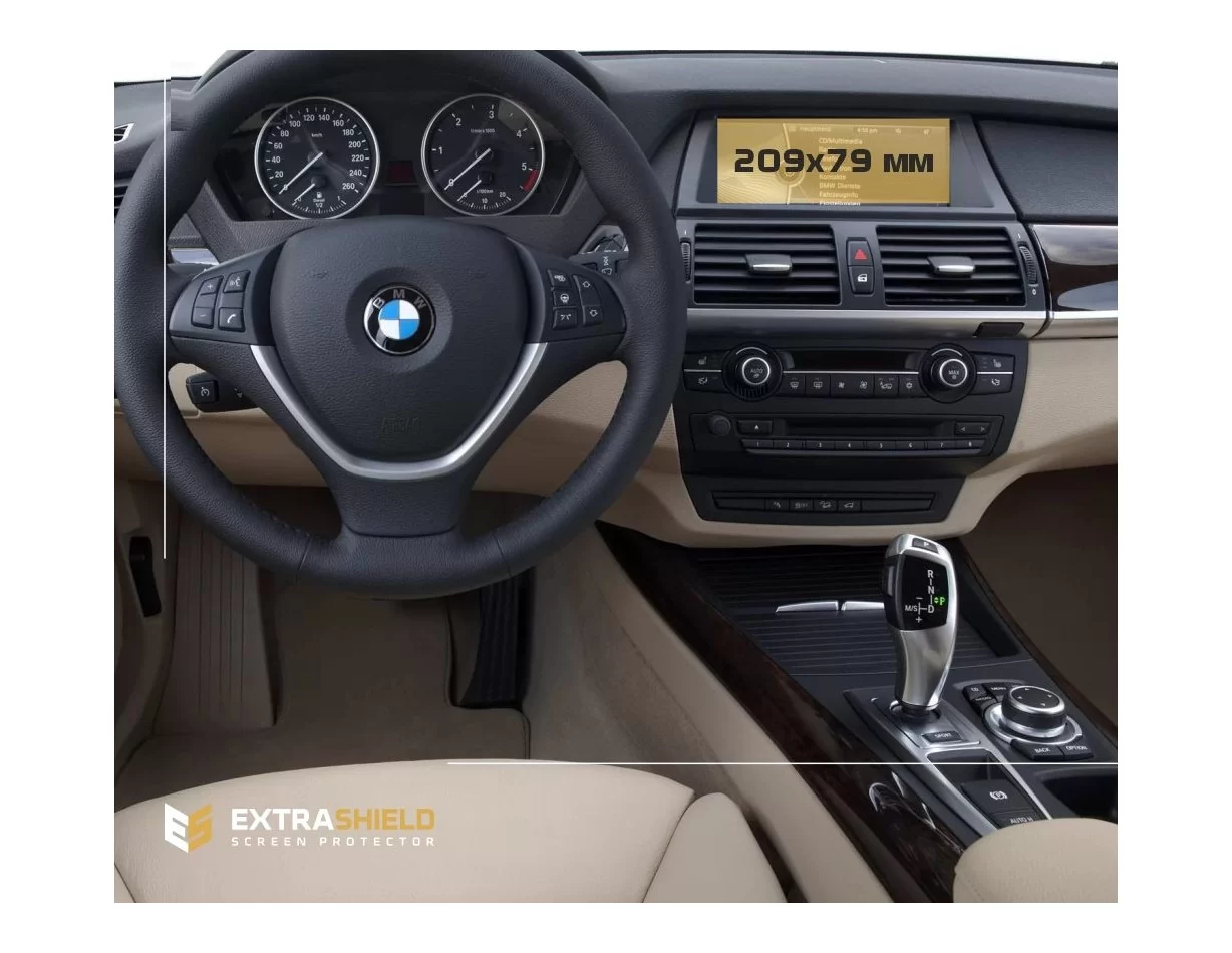 BMW X5 (E70) 2006 - 2010 Multimedia 8,8" ExtraShield Screeen Protector - 1