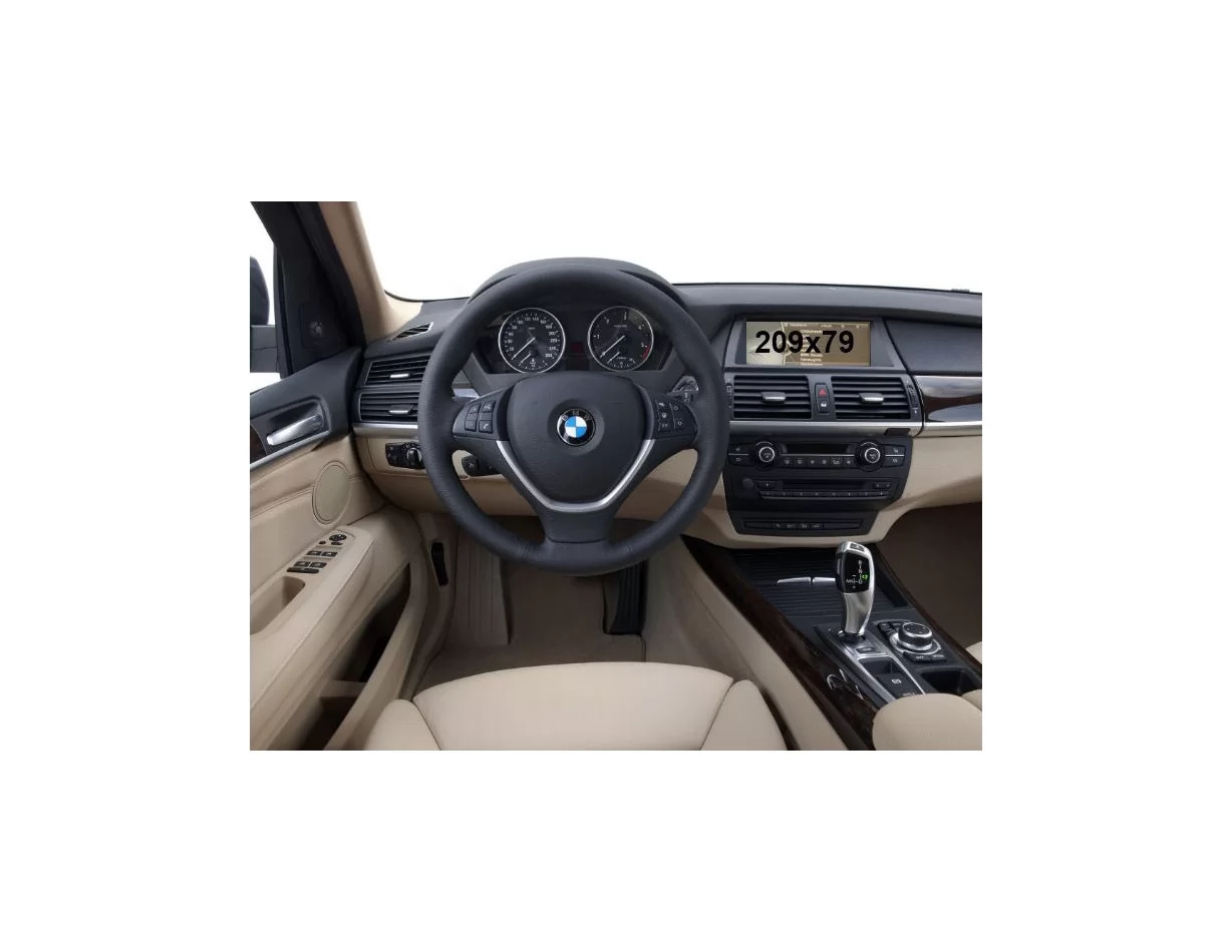 BMW X6 (E71) 2012 - 2014 Multimedia NBT 8,8" ExtraShield Screeen Protector - 1