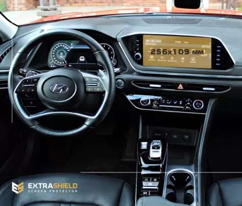 Hyundai Sonata 2019 - Present Multimedia 10.25" ExtraShield Screeen Protector - 1 Hyundai Sonata 2019 - Present Multimedia 10.25" ExtraShield Screeen Protector - 1