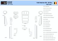 Dodge Caravan 2001-2004 Intérieur WHZ Kit de garniture de tableau de bord 19 pièces - 1