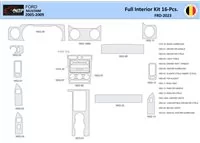 Ford Mustang 2005-2009 Intérieur WHZ Kit de garniture de tableau de bord 16 pièces - 1