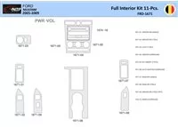 Ford Mustang 2005-2009 Interieur WHZ Dashboard trim kit 11 Delig - 1