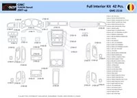 GMC Yukon 2007-2014 Intérieur WHZ Kit de garniture de tableau de bord 42 pièces - 1