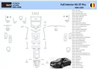 Honda Accord 2003-2007 Intérieur WHZ Kit de garniture de tableau de bord 37 pièces - 1