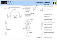 Honda Civic X 2012-2015 Intérieur WHZ Kit de garniture de tableau de bord 20 pièces - 1