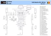 Hyundai-i30 2007-2009 Intérieur WHZ Kit de garniture de tableau de bord 46 pièces - 1