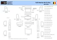 Hyundai Santa Fe 2010-2012 Interieur WHZ Dashboard sierset 21 delig - 1