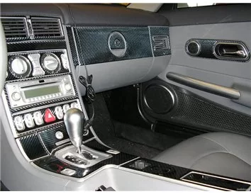Chrysler CrossFire 2004-UP Ensemble complet, kit de garniture de tableau de bord intérieur BD pour boîte de vitesses manuelle - 