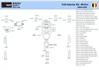 Mazda 2 2010 Intérieur WHZ Kit d'habillage tableau de bord 44 Pièces - 1