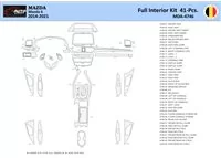 Mazda 6-2014-2021 Intérieur WHZ Kit garniture tableau de bord 41 Pièces - 1