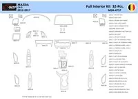 Mazda CX5 2012-2017 Intérieur WHZ Kit de garniture de tableau de bord 32 pièces - 1