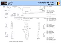 Mazda CX5 2013 Intérieur WHZ Kit garniture tableau de bord 33 Pièces - 1