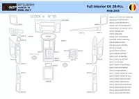 Mitsubishi Lancer-2008 Intérieur WHZ Kit de garniture de tableau de bord 28 pièces - 1