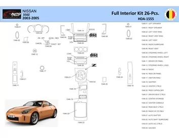 Nissan 350Z 2003-2005 Interieur WHZ Dashboard sierset Onderdelen - 1