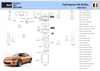Nissan 350Z 2003-2005 Interior WHZ Dashboard trim kit Parts - 1 - Interior Dash Trim Kit