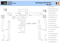 Nissan Versa-Almera 2007 Interieur WHZ Dashboard sierset 18-delig - 1