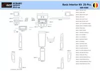Subaru Impreza 2012 Intérieur WHZ Kit de garniture de tableau de bord 25 pièces - 1