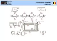 Toyota Tacoma 2016-2021 Intérieur WHZ Kit de garniture de tableau de bord 34 pièces - 1
