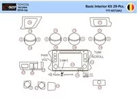 Toyota Tacoma 2016-2021 Intérieur WHZ Kit de garniture de tableau de bord 29 pièces - 1