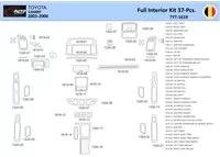 Toyota Camry 2005-2006 Intérieur WHZ Kit de garniture de tableau de bord 37 pièces - 1