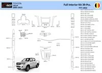 Toyota Hilux 2005 Interieur WHZ Dashboard trim kit 39 delig - 1