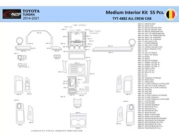 Toyota Tundra 2014-2021 Interieur WHZ Dashboard trim kit 55 Delig - 1