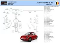 VolksWagen Beetle 2002-2005 Intérieur WHZ Kit de garniture de tableau de bord 41 pièces - 1