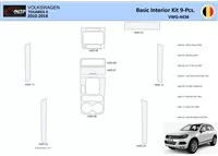 Volkswagen Touareg II 2010-2018 Intérieur WHZ Kit habillage tableau de bord 9 Pièces - 1