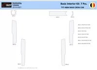 Toyota Tundra 2014-2021 Intérieur WHZ Kit de garniture de tableau de bord 7 pièces - 1