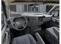 GMC Savana 2008-2020 Intérieur WHZ Kit de garniture de tableau de bord 19 pièces - 3