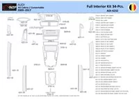 Audi A5 Cabrio 2008–2016 Intérieur WHZ Kit de garniture de tableau de bord 40 pièces - 1