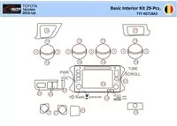 Toyota Tacoma 2016-2021 Intérieur WHZ Kit de garniture de tableau de bord 29 pièces - 1
