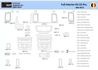 Nissan Murano 2011 Intérieur WHZ Kit garniture tableau de bord 22 Pièces - 1