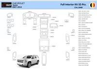 Chevrolet Tahoe 2007-2014 Intérieur WHZ Kit de garniture de tableau de bord 32 pièces - 1