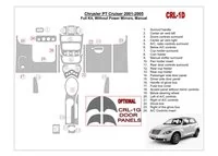 Chrysler PT Cruiser 2001-2005 Volledige set, zonder elektrische spiegels, handgeschakelde versnellingsbak, 23-delige set BD inte Chrysler PT Cruiser 2001-2005 Volledige set, zonder elektrische spiegels, handgeschakelde versnellingsbak, 23-delige set BD inte