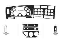 Kenworth T880 Camion - Année 2013-2021 Kit de garnitures de tableau de bord de style intérieur - 1